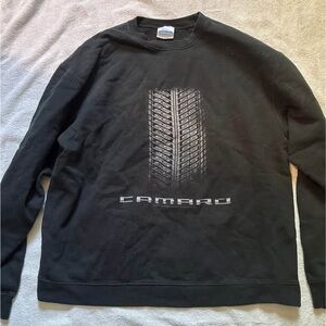 Hanes Black Crewneck Sweater with Graphic